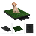 Hundetoilette mit Kunstrasen und Auffangschale 63 cm