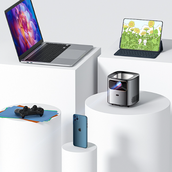 Beamer Anschlüsse HDMI und USB