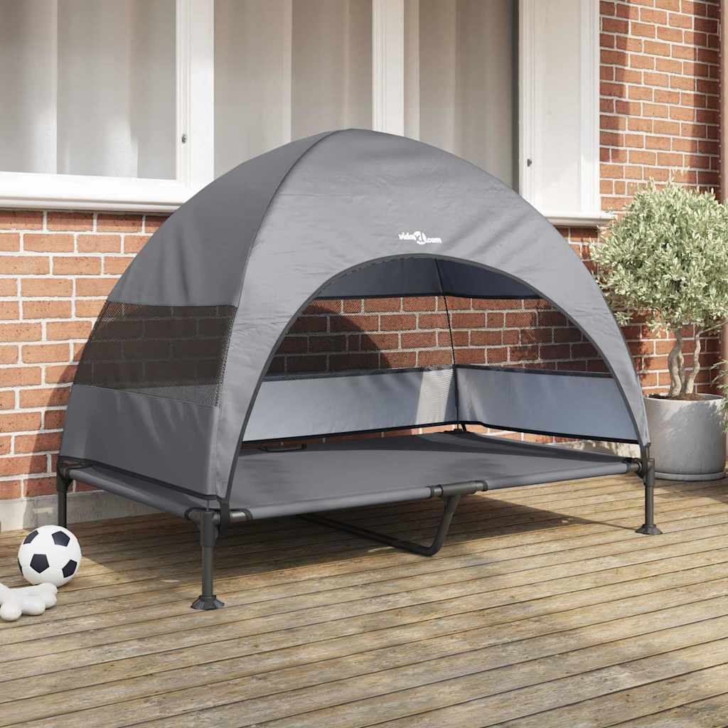 Erhöhtes Hundebett 127 cm mit luftdurchlässigem Netzgewebe