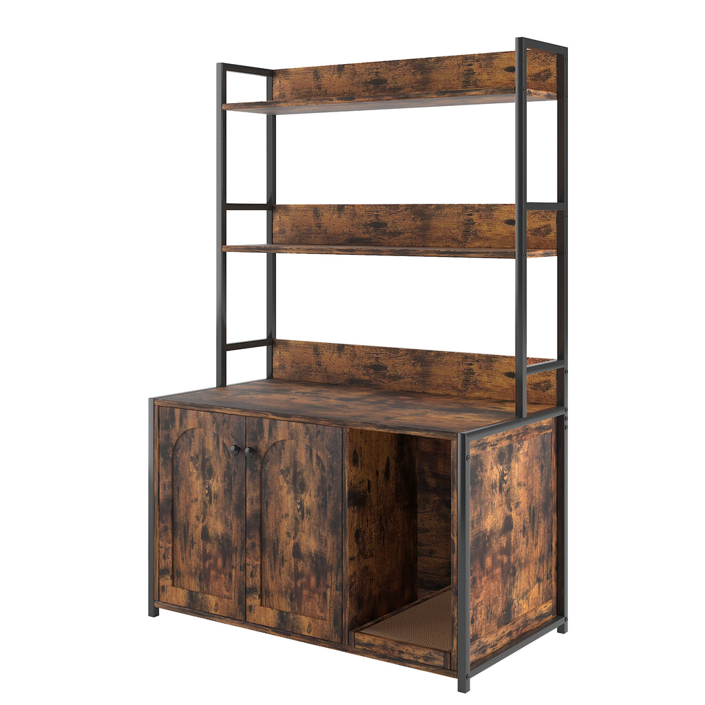 Maßzeichnung Katzenschrank 89,5 x 45 x 132 cm