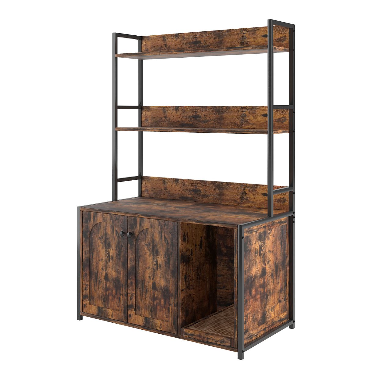 Maßzeichnung Katzenschrank 89,5 x 45 x 132 cm