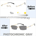 Wider Blue Light Filter Glasses Men Myopia Eyeglasses Computer Rimless Frames Ti Prescription Diopter Frameless Eyewear