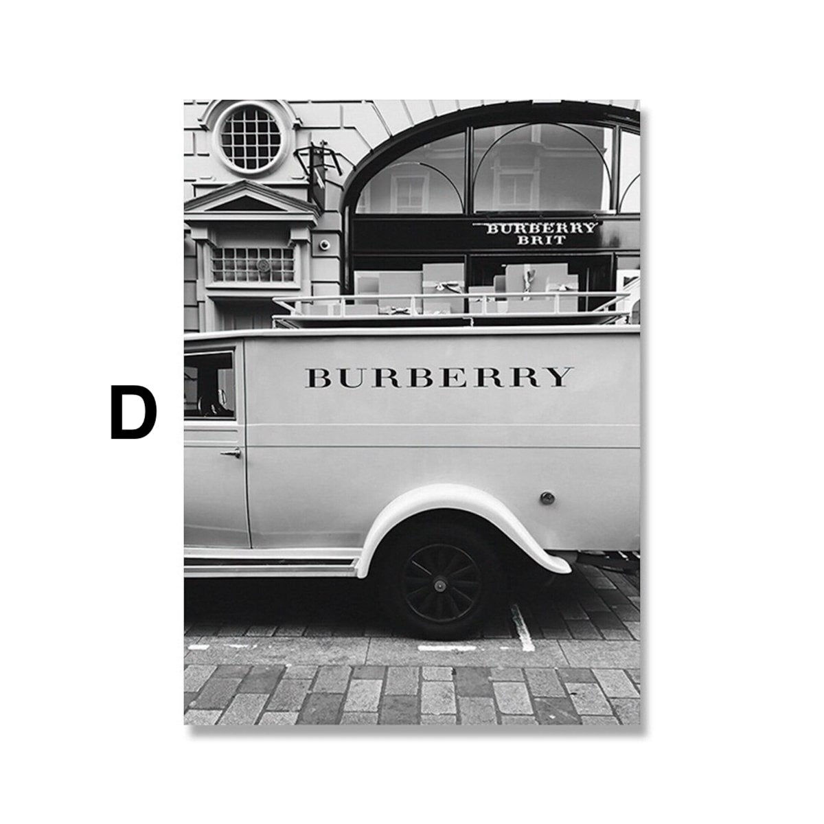 Poster Luxus Fahrzeuge und Geschäfte  als Deko Print ohne Rahmen