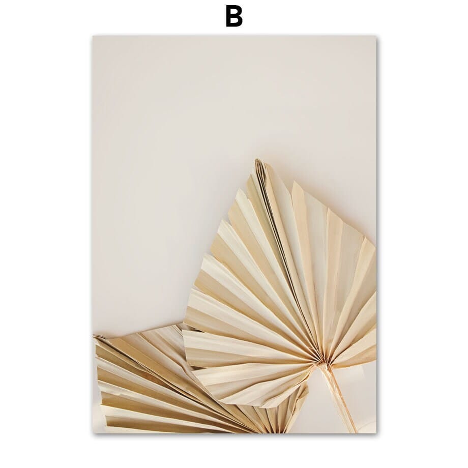 Poster Pampasgras Beige Liebe · Wandbilder Wohnzimmer & Schlafzimmer ·  Deko Print Bilder · ohne Rahmen